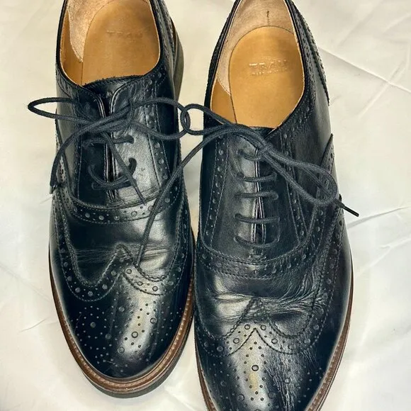 Frau Italian Leather Dress Shoes | Made in Italy | Size EU 41Mens 8