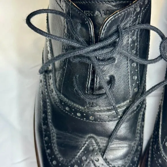 Frau Italian Leather Dress Shoes | Made in Italy | Size EU 41Mens 8