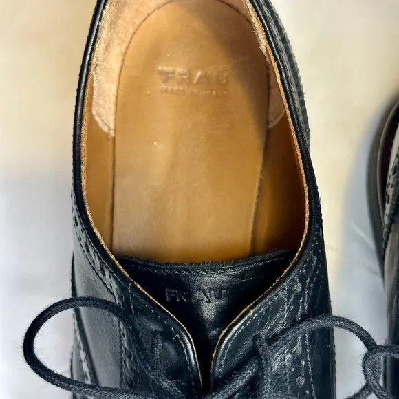 Frau Italian Leather Dress Shoes | Made in Italy | Size EU 41Mens 8