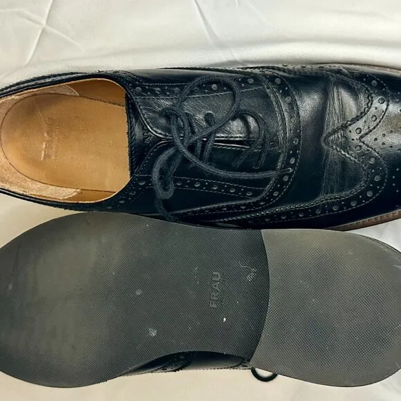 Frau Italian Leather Dress Shoes | Made in Italy | Size EU 41Mens 8