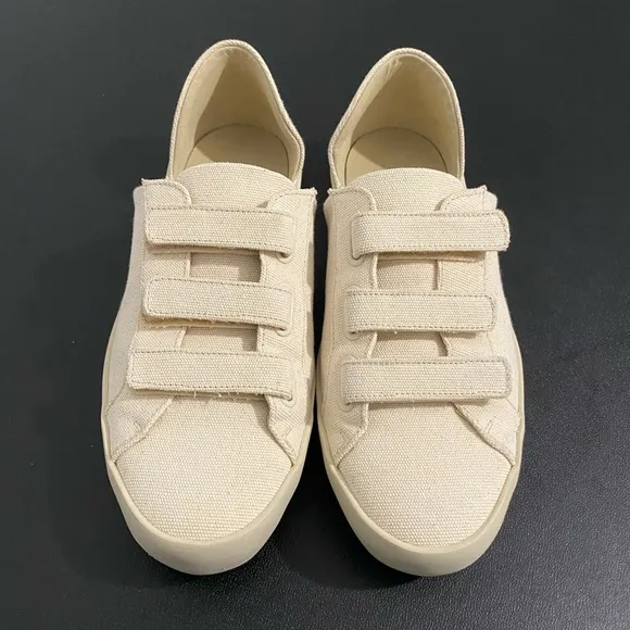 Freda Salvador Libby D’Orsay Sneakers Neutral Cotton Canvas