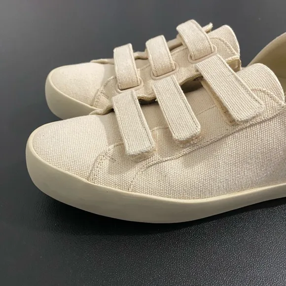 Freda Salvador Libby D’Orsay Sneakers Neutral Cotton Canvas