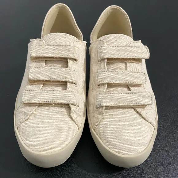 Freda Salvador Libby D’Orsay Sneakers Neutral Cotton Canvas