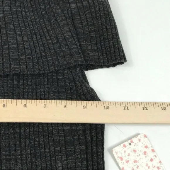 FREE PEOPLE Carly Sweater Black Cowl Neck Sleeveless Pullover Sz S NWT