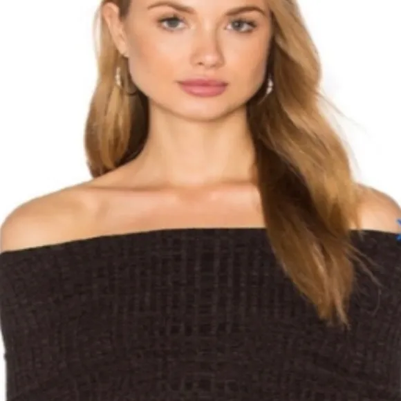 FREE PEOPLE Carly Sweater Black Cowl Neck Sleeveless Pullover Sz S NWT