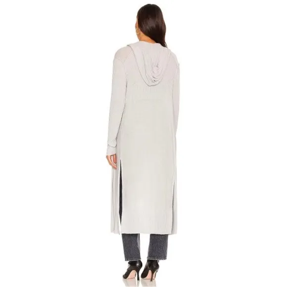FREE PEOPLE Rowan Cardigan in Vapor Blue (Grey) Sz M NWT