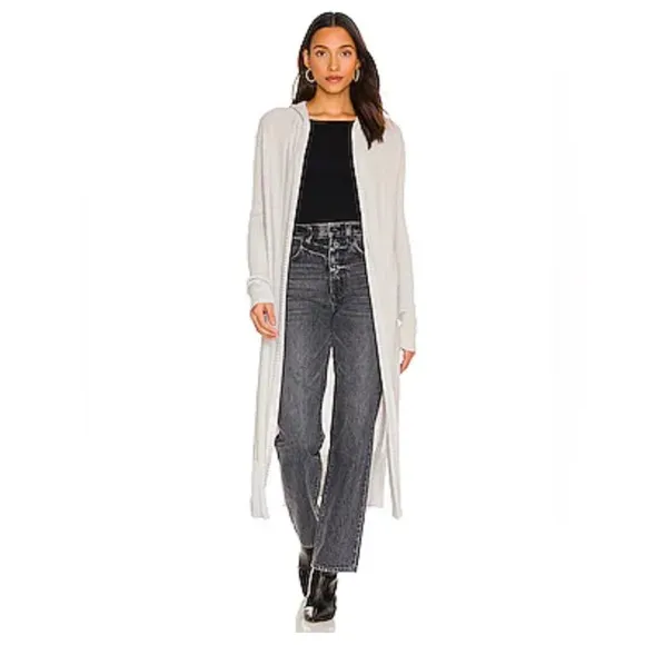 FREE PEOPLE Rowan Cardigan in Vapor Blue (Grey) Sz M NWT