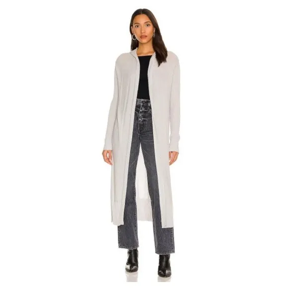 FREE PEOPLE Rowan Cardigan in Vapor Blue (Grey) Sz M NWT