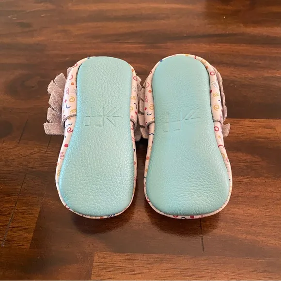 Freshly Picked Colorful Birthday Confetti baby shoes