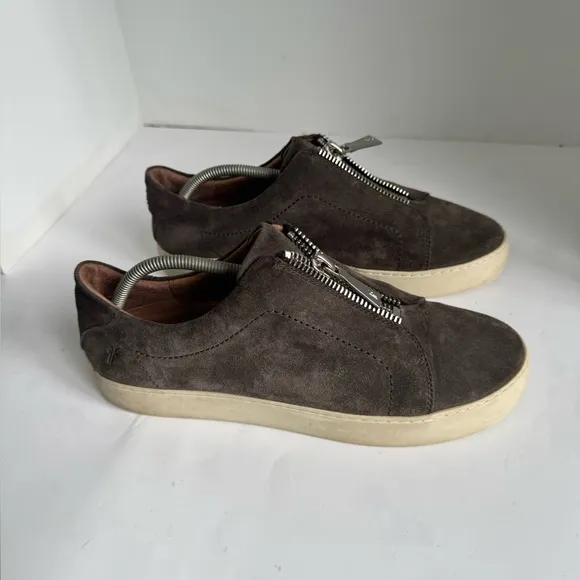 Frye Lena Zip Low Sneaker Shoes Women's Size 11M