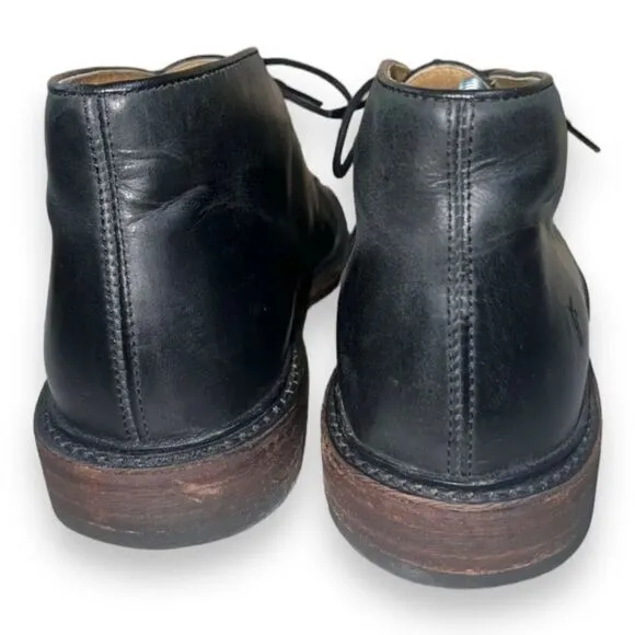 Frye James Chukka Boots Black Leather 3487880 Men's 11.5 D