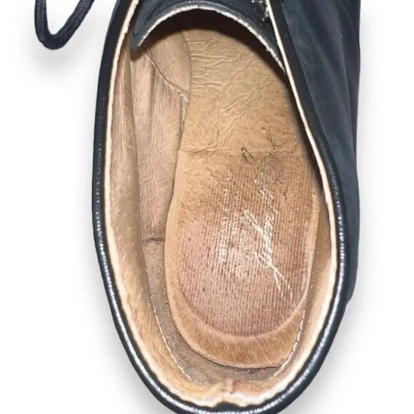 Frye James Chukka Boots Black Leather 3487880 Men's 11.5 D