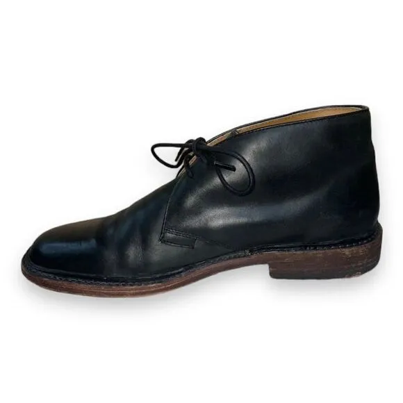 Frye James Chukka Boots Black Leather 3487880 Men's 11.5 D