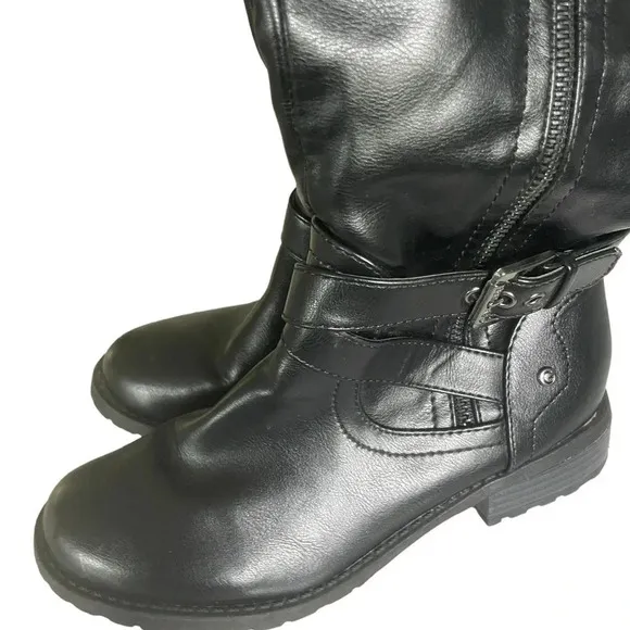 G by Guess Tall Riding Black Knee High Boots Shoes Size 6