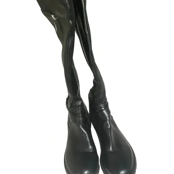 G by Guess Tall Riding Black Knee High Boots Shoes Size 6
