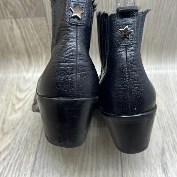 GABRIELLA BLACK WESTERN CHELSEA ANKLE BOOTIES