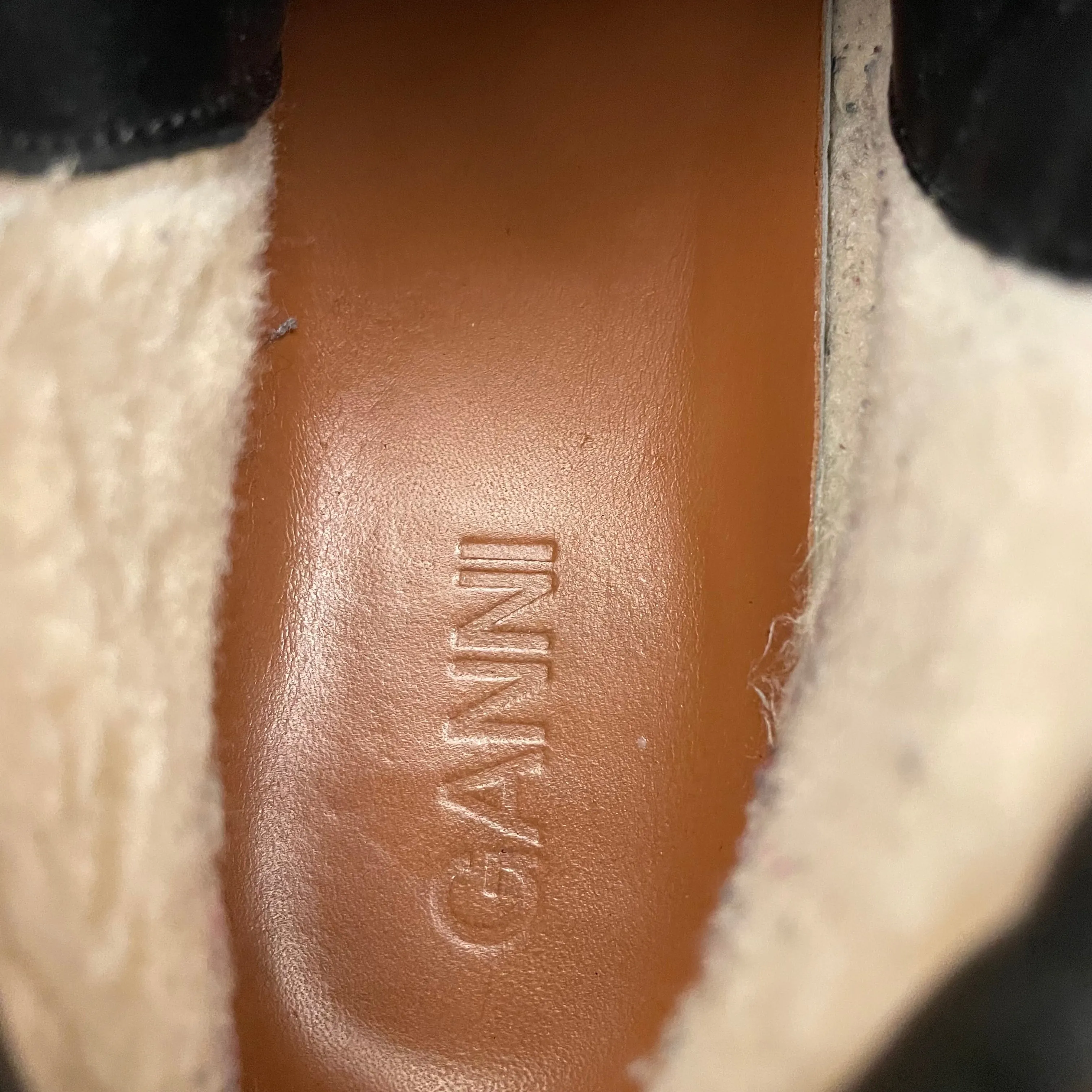GANNI/Trekking Boots/EU 41/BLK/laced trekking boots