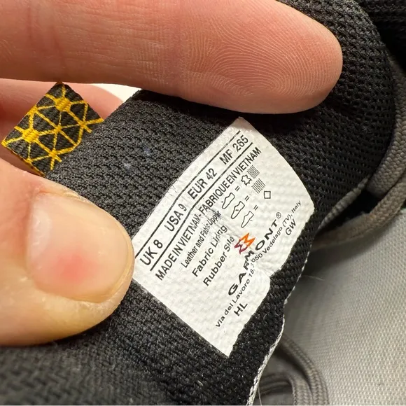 Garmont Dragontail Mens 9 Goretex Hiking Shoes Approach Mountaineer Trekking Low
