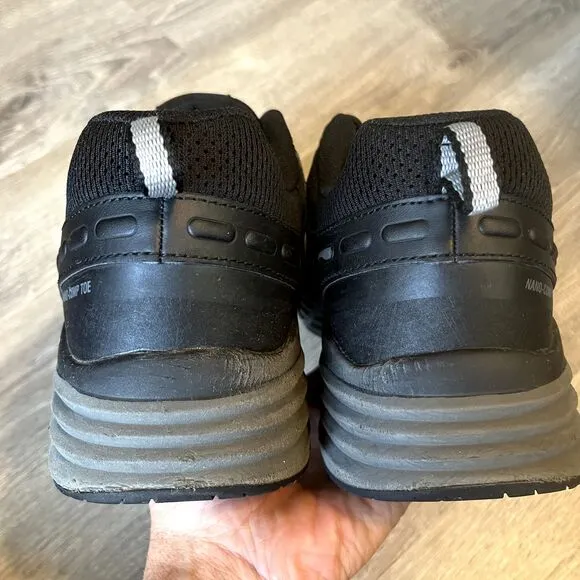 Georgia Boot Nano CT ESD Athletic Black Work Shoes Composite Toe Mens‎ 12 EU 46