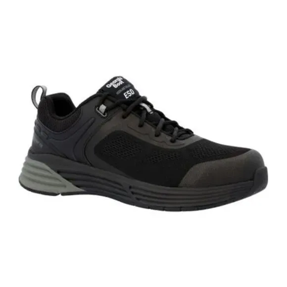 Georgia Boot Nano CT ESD Athletic Black Work Shoes Composite Toe Mens‎ 12 EU 46