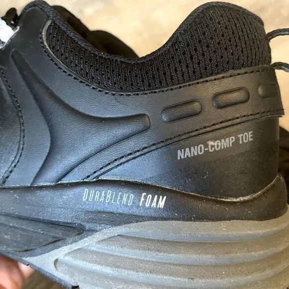 Georgia Boot Nano CT ESD Athletic Black Work Shoes Composite Toe Mens‎ 12 EU 46