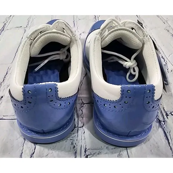 G/FORE Cap Toe Gallivanter Carolina Blue White G4LS22EF04 Shoes WOMENS SIZE 7.5