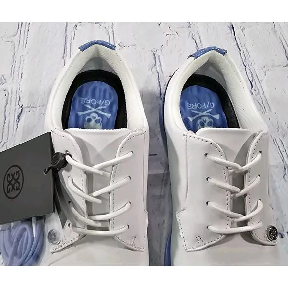 G/FORE Cap Toe Gallivanter Carolina Blue White G4LS22EF04 Shoes WOMENS SIZE 7.5