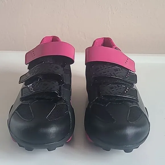 Giant Liv Fera Mountain Bike Cycling Shoes Black &amp; Pink Size 37