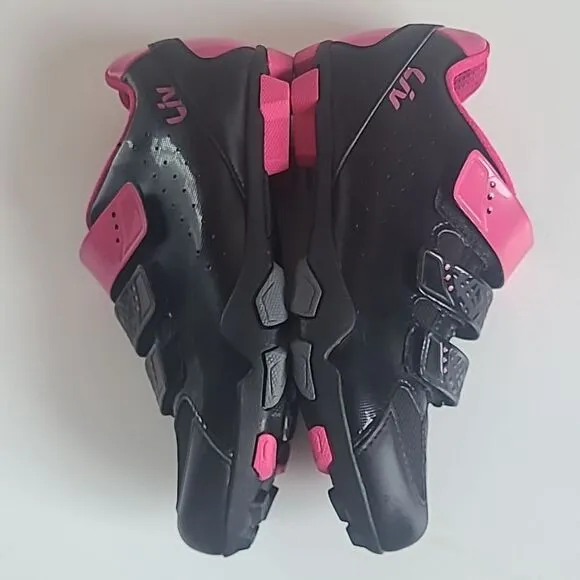 Giant Liv Fera Mountain Bike Cycling Shoes Black &amp; Pink Size 37