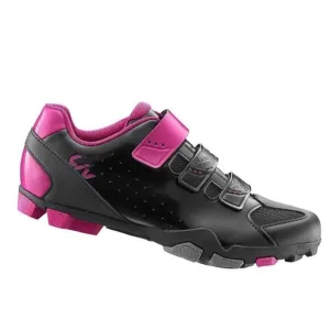 Giant Liv Fera Mountain Bike Cycling Shoes Black &amp; Pink Size 37
