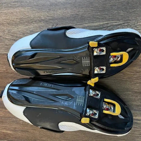 Giro Inciter Tri Mens Cycling Shoe White Black Size Mens Size 42/US 9 Biking