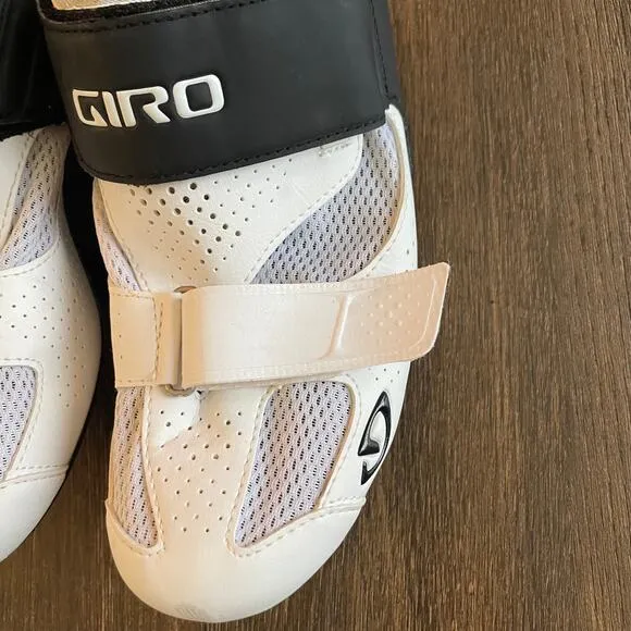 Giro Inciter Tri Mens Cycling Shoe White Black Size Mens Size 42/US 9 Biking