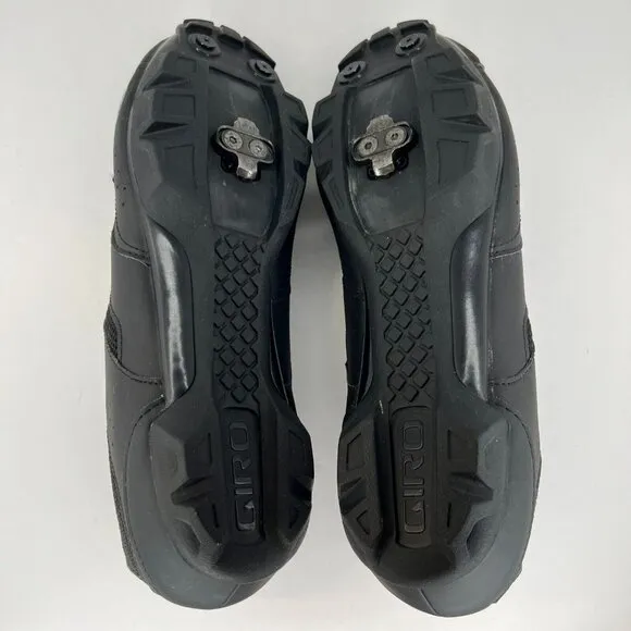 Giro Mens Black Solid Cylinder II Soltero Boa Leather Size 13.5 Cycling Shoes