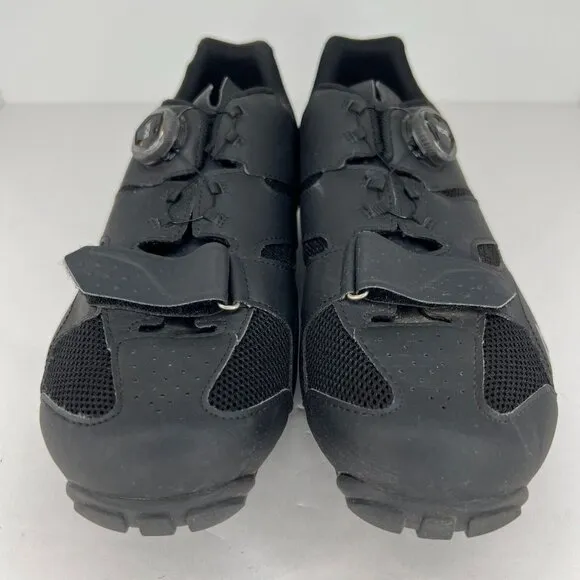 Giro Mens Black Solid Cylinder II Soltero Boa Leather Size 13.5 Cycling Shoes