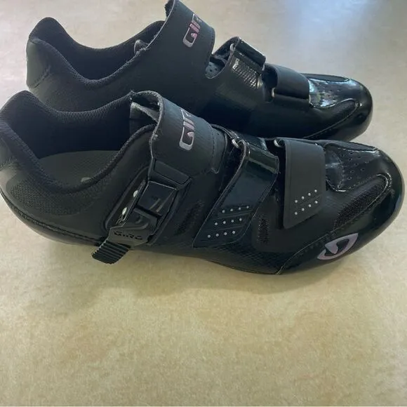 Giro Solara II (2) cycling bike shoes women’s size 8 39.5 black