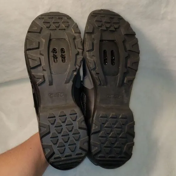 Giro Black Leather Cycling Shoes