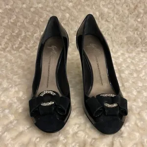 Giuseppe Zanotti Design Pumps Shoes black Size 38.5 USA 8.5