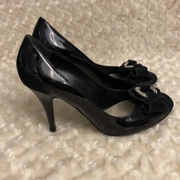 Giuseppe Zanotti Design Pumps Shoes black Size 38.5 USA 8.5