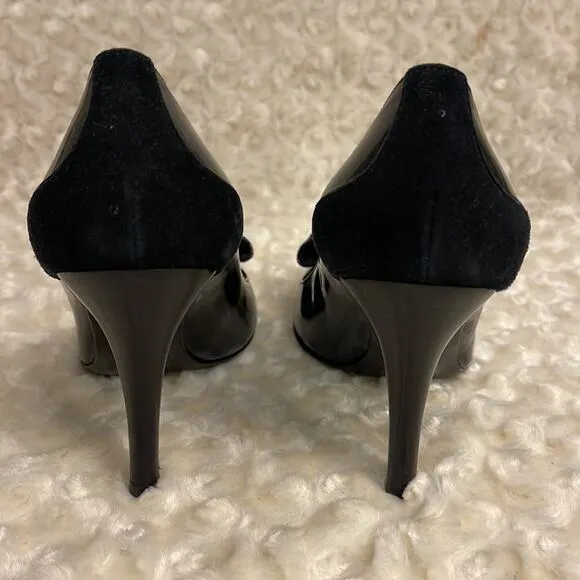 Giuseppe Zanotti Design Pumps Shoes black Size 38.5 USA 8.5