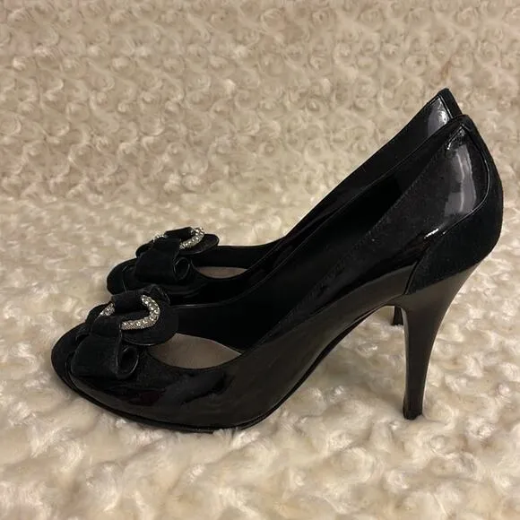 Giuseppe Zanotti Design Pumps Shoes black Size 38.5 USA 8.5