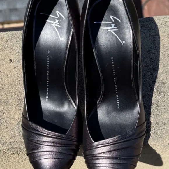 Giuseppe Zanotti Design Women's Metallic High Heels Pumps Shoes IT 38