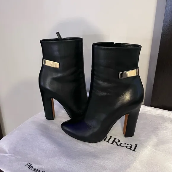 Givenchy Black Leather Boots rare