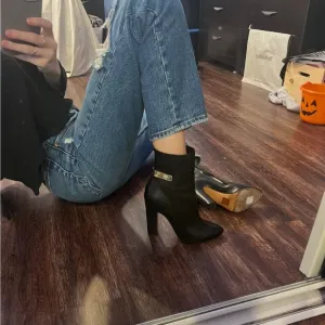Givenchy Black Leather Boots rare