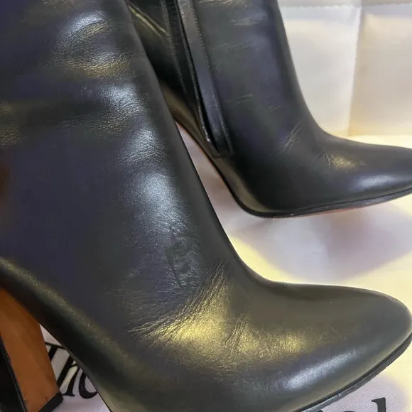 Givenchy Black Leather Boots rare