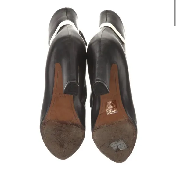 Givenchy Black Leather Boots rare