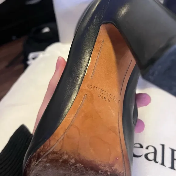 Givenchy Black Leather Boots rare