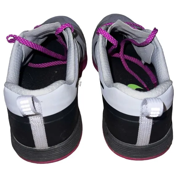 {GUC Nike Women’s Metcon CrossFit Training Shoes Grey Purple Green Size 11.5}