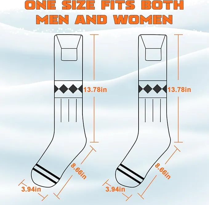 Heated Socks for Men Women,5000mAh Rechargeable Foot Warmer Electric Heating Socks with 3 Heating Settings & App Remote Control Thermal Electric Socks,Warm Socks for Hunting Skiing Camping Hiking