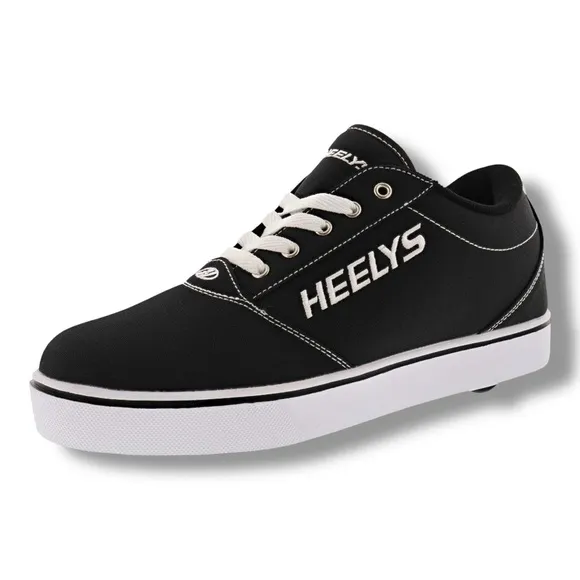 Heelys Men's Pro 20 Canvas Skate Shoes Size 11 Black and White