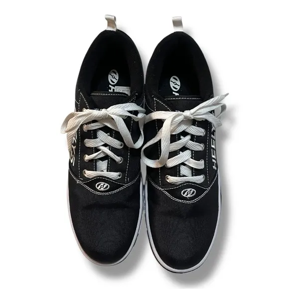 Heelys Men's Pro 20 Canvas Skate Shoes Size 11 Black and White